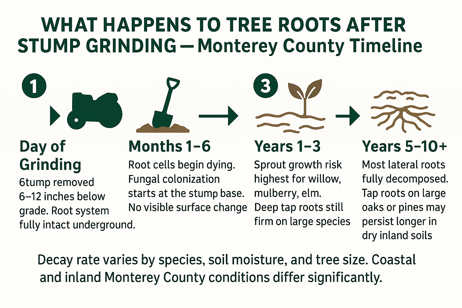 What Happens to the Roots After Stump Grinding?