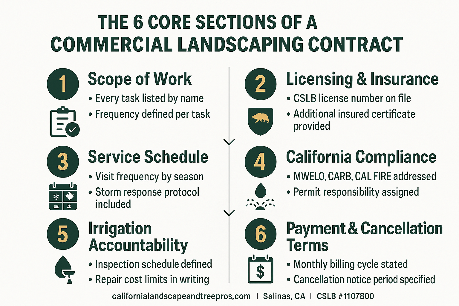 What's Actually Included in a Commercial Landscaping Contract?